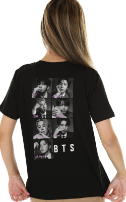 Cam Preta BTS Modelo Fem Costas