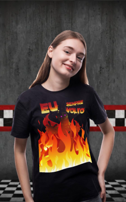 Cam Preta FNAF Eu Sempre Volto Modelo Fem