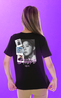 Cam Preta J-Hope Modelo Fem Costas