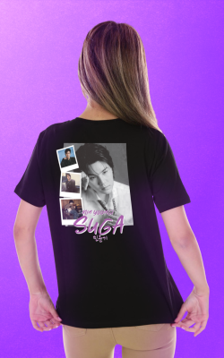 Cam Preta Suga Modelo Fem Costas